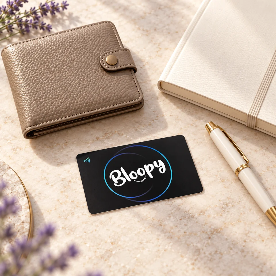 NFC card Black — Ready for your next meeting.