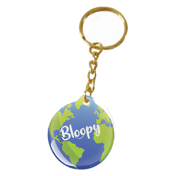 NFC keychain Earth